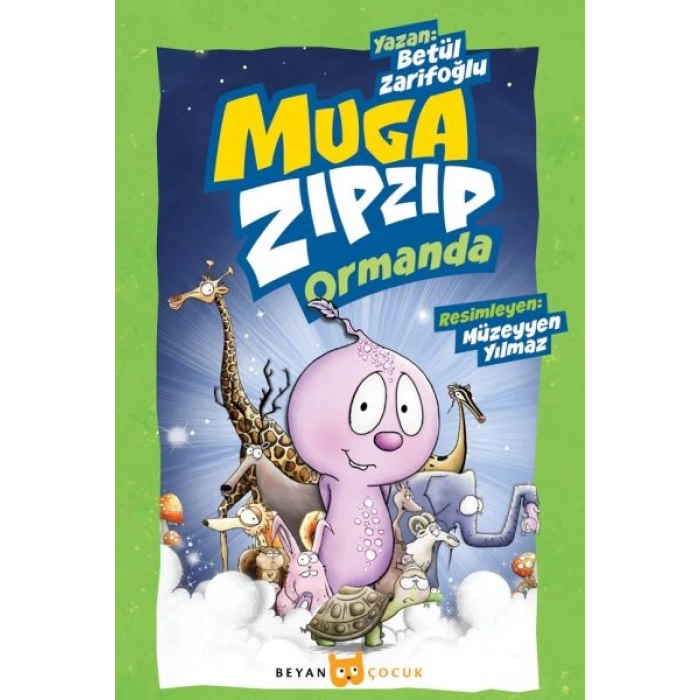 Muga Zıpzıp Ormanda (Renkli - Resimli)