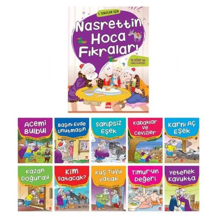 Nasrettin Hoca Fıkraları(10 Kitap+Soru Kitapçığı)