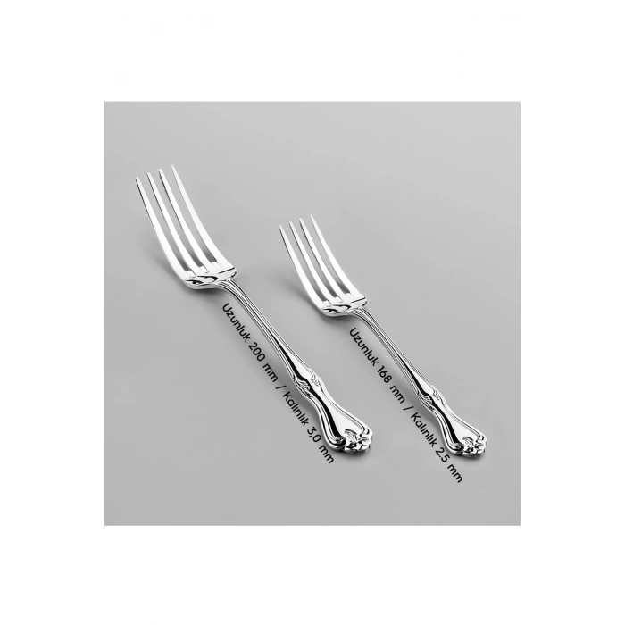 Nehir Lalezar Sade 12 Kişilik 89 Parça Kutulu Çatal Kaşık Bıçak Takımı