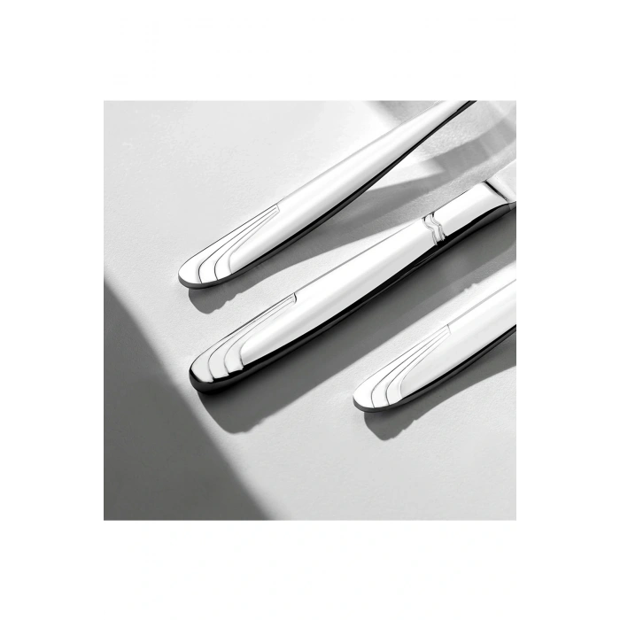 Nehir Lizbon Sade 12 Kişilik 60 Parça Kutulu Çatal Kaşık Bıçak Takımı