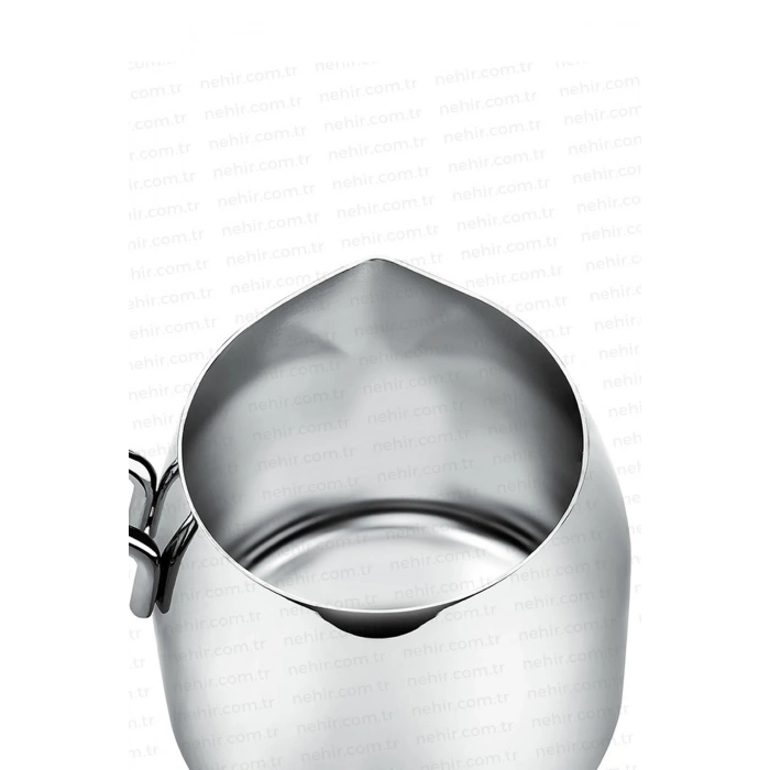 Nehir Modern 4 Parça Standlı Paslanmaz Çelik Cezve Seti