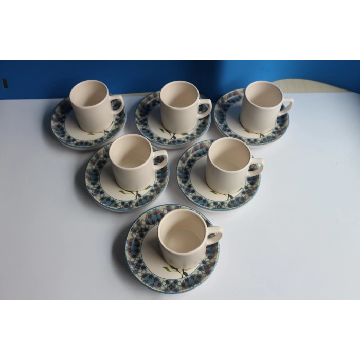 Nordic Dijital 6lı Kahve Takımı