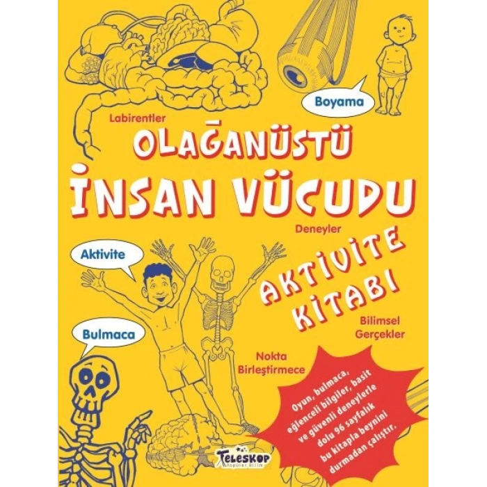 Olağanüstü İnsan Vücudu Aktivite Kitabı