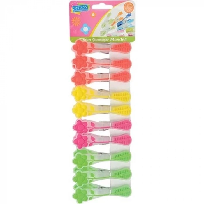 Onton Silikon Renkli Mandal 10 lu