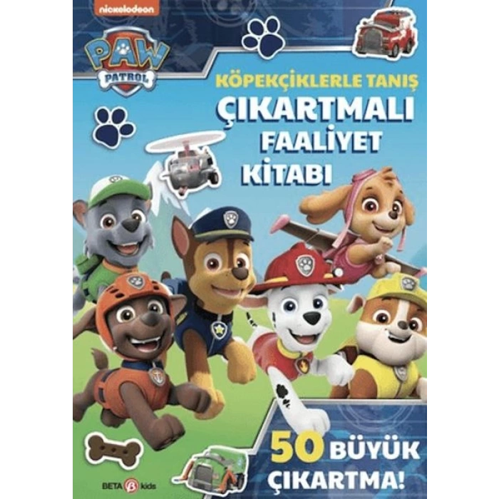 Paw Patrol - Köpekçiklerle Tanış Çıkartmalı Faaliyet Kitabı