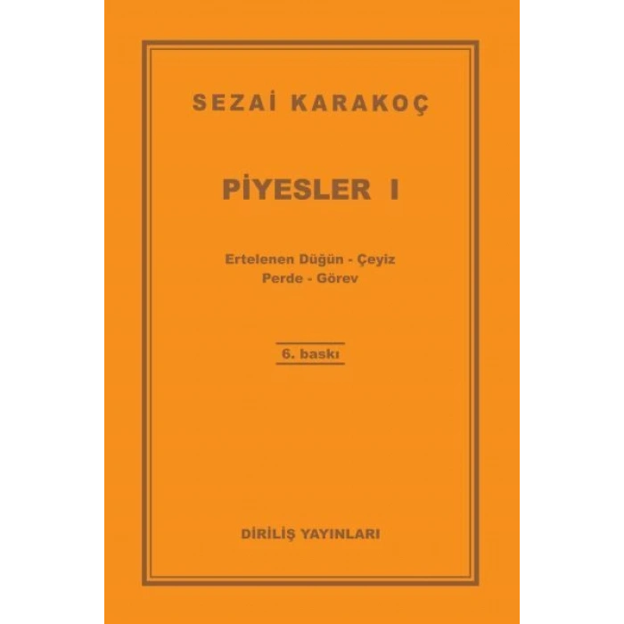 Piyesler 1
