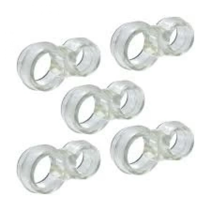 Şeffaf Silikon Plastik Kapı Kolu Tutucu, Tutacağı Durdurucu Pencere Tamponu Stoperi (5 ADET)