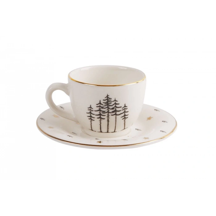 Porland Forest Tabaklı Kahve Fincanı 85 Cc Tekli Fiyat