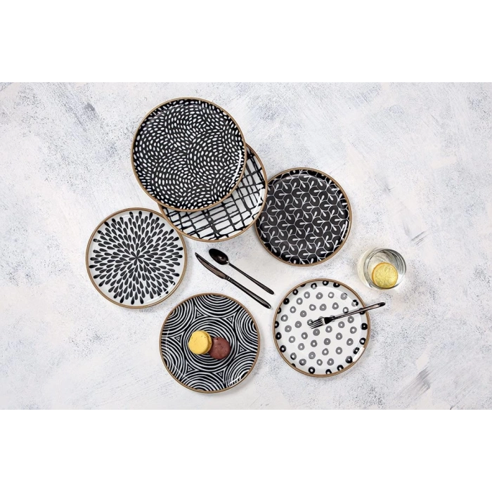 Porland Fractal 24cm 6 Kişilik Servis Takımı