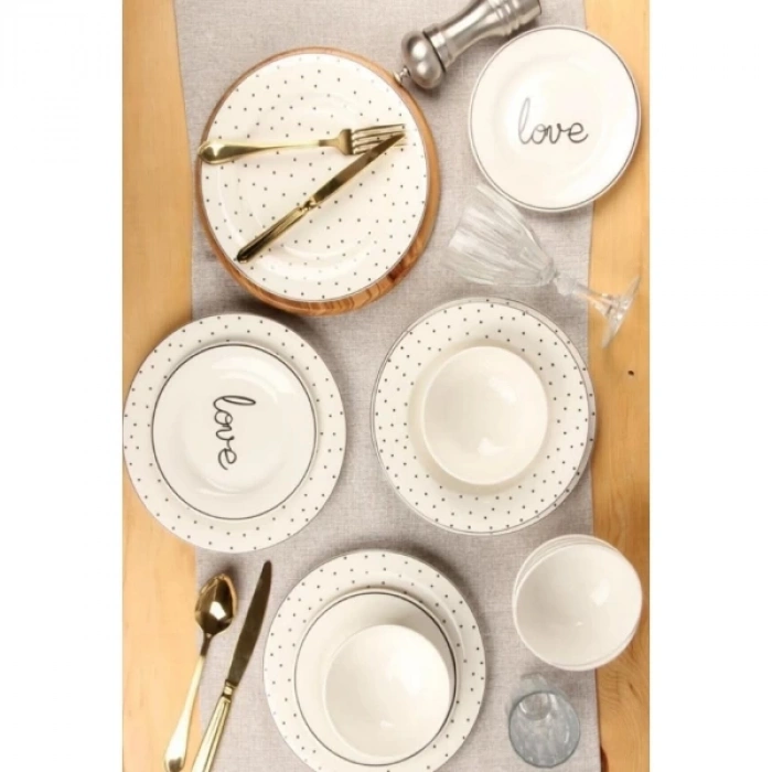 Porland Hope 6 Kişilik 24 Parça Yemek Takımı