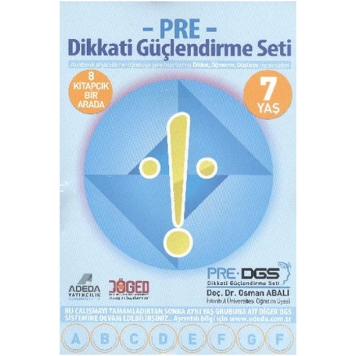 Pre Dikkati Güçlendirme Seti – 1.Sınıf – 7 yaş