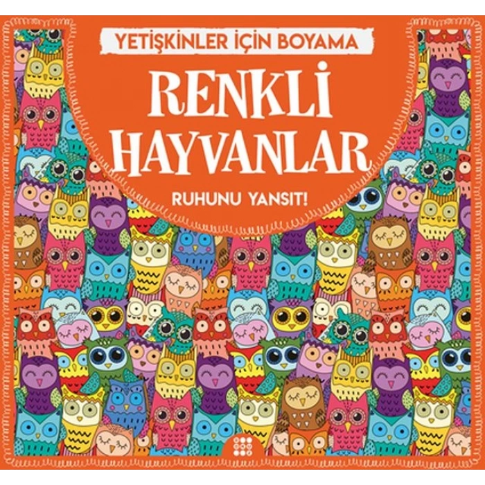 Renkli Hayvanlar - Yetişkinler İçin Boyama