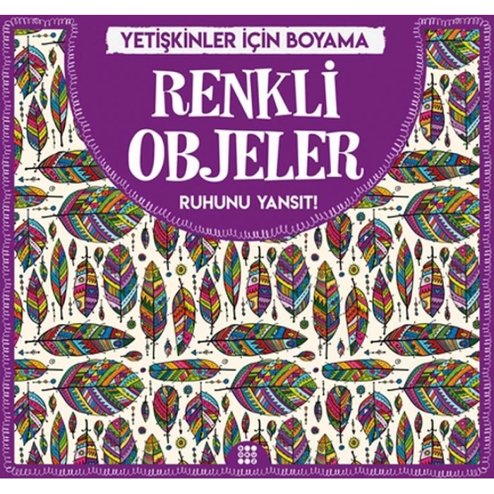 Renkli Objeler - Yetişkinler İçin Boyama