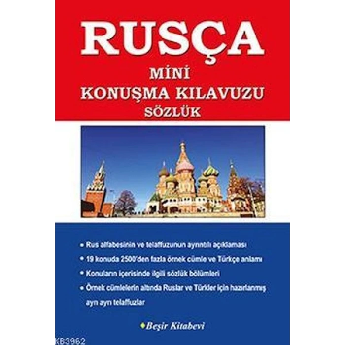 Rusça Mini Konuşma Kılavuzu Sözlük