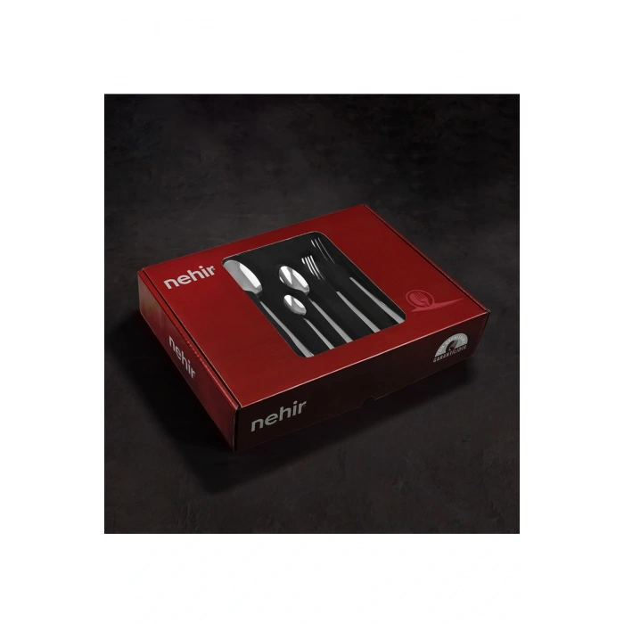 Nehir Sahra Sade 12 Kişilik 60 Parça Çatal Kaşık Takımı