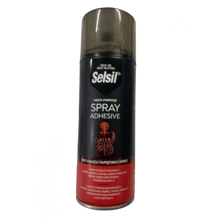 Selsil Çok Amaçlı Sprey Yapıştırıcı 400 ml