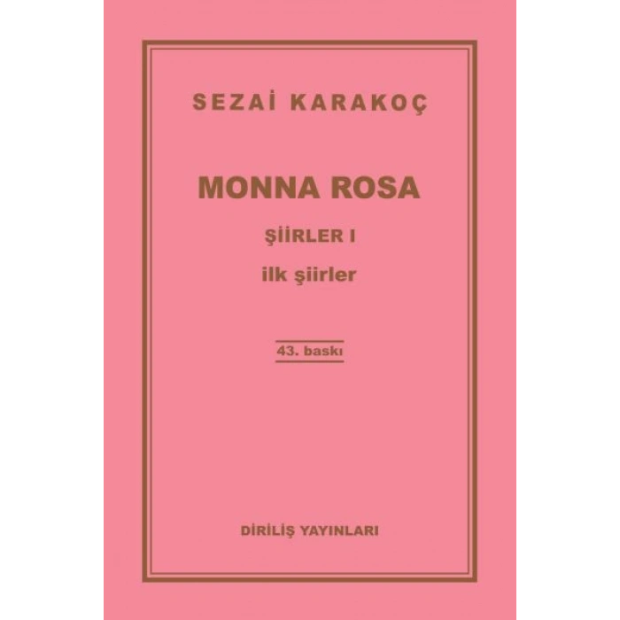 Şiirler 1 - Monna Rosa