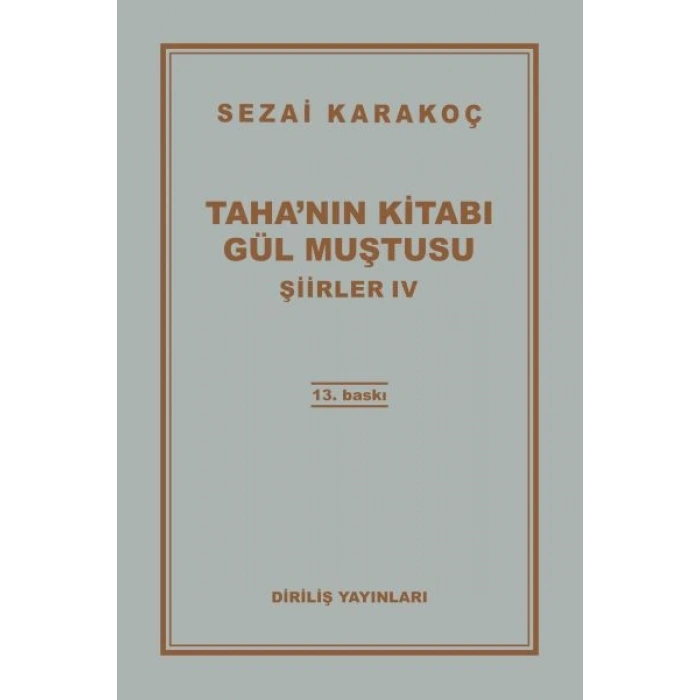 Şiirler 4 - Tahanın Kitabı Gül Muştusu