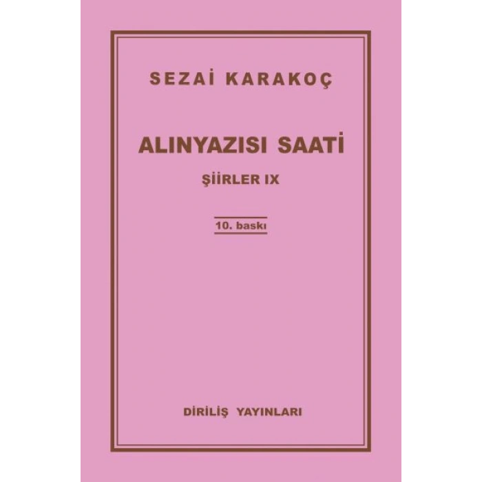 Şiirler 9 - Alınyazısı Saati