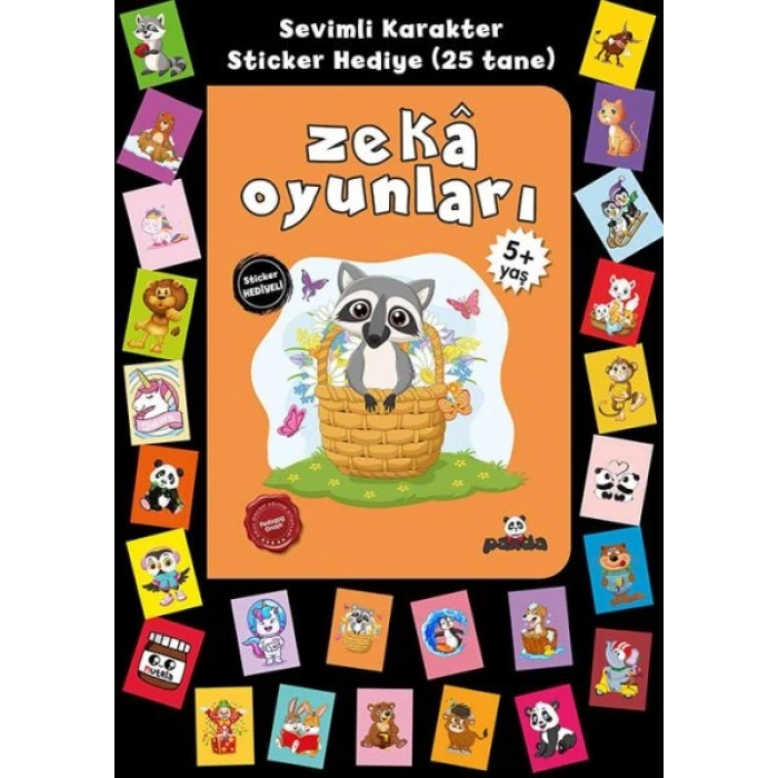 Stickerlı 5+ Yaş Zekâ Oyunları