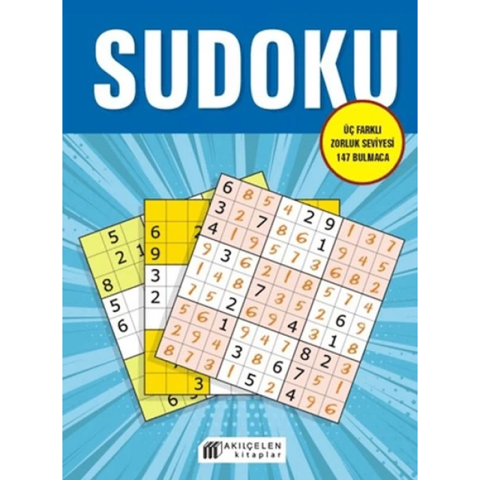 Sudoku – Üç Farklı Zorluk Seviyesi 147 Bulmaca