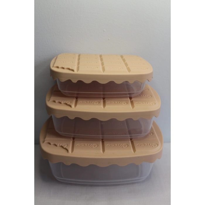 Sunplast Choco Saklama Kabı 3lü Sc-4275