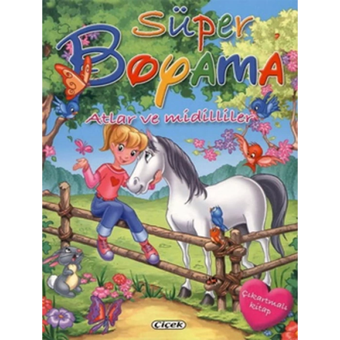 Süper Boyama  Atlar Ve Midilliler