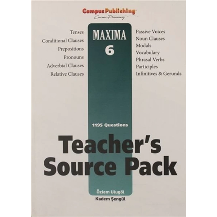 Teachers Source Pack - Maxima 6