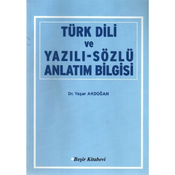 Türk Dili ve Yazılı-Sözlü Anlatım Bilgisi