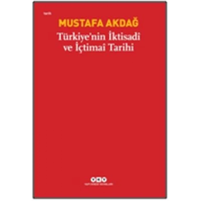 Türkiyenin İktisadi ve İçtimai Tarihi