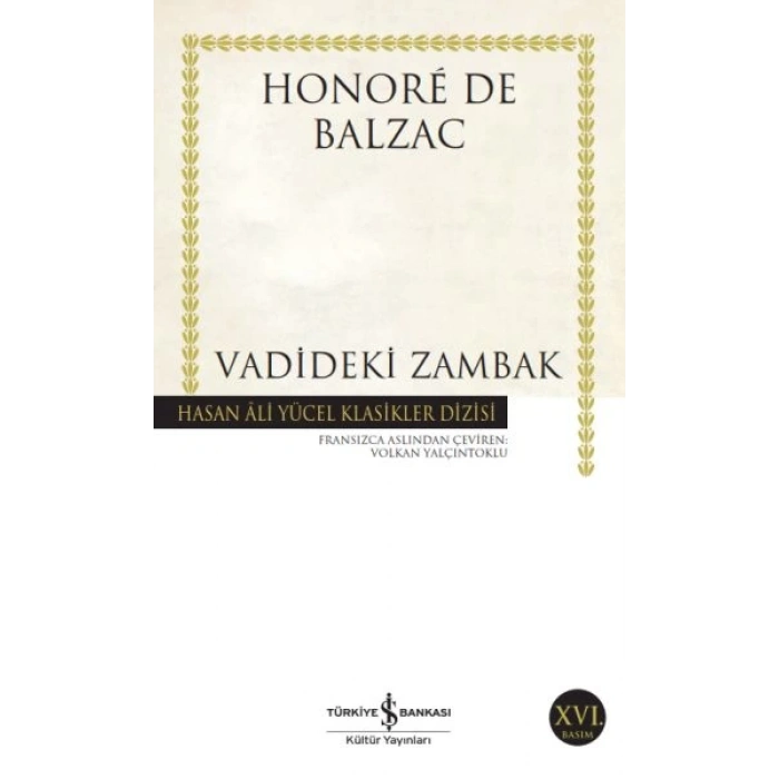 Vadideki Zambak - Hasan Ali Yücel Klasikleri