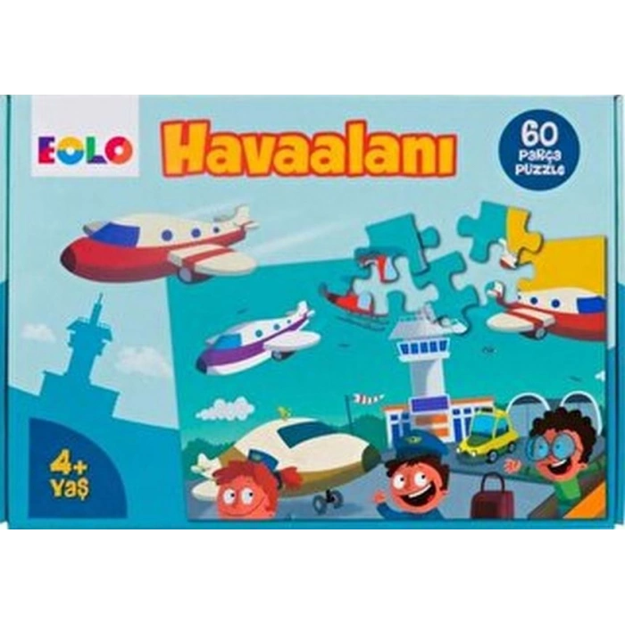 Yer Puzzle-60 Parça Puzzle - Havaalanı