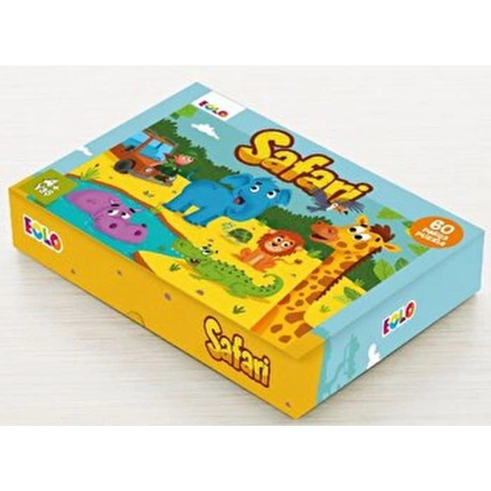 Yer Puzzle-60 Parça Puzzle - Safari