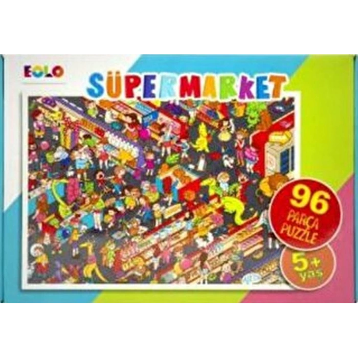 Yer Puzzle-96 Parça Puzzle - Süpermarket