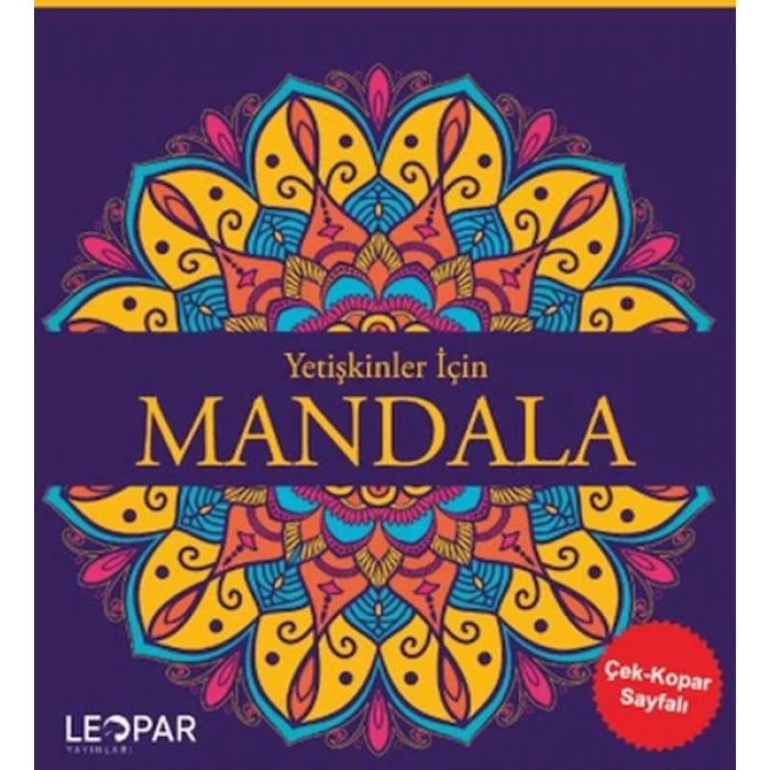 Yetişkinler İçin Mandala - Mor
