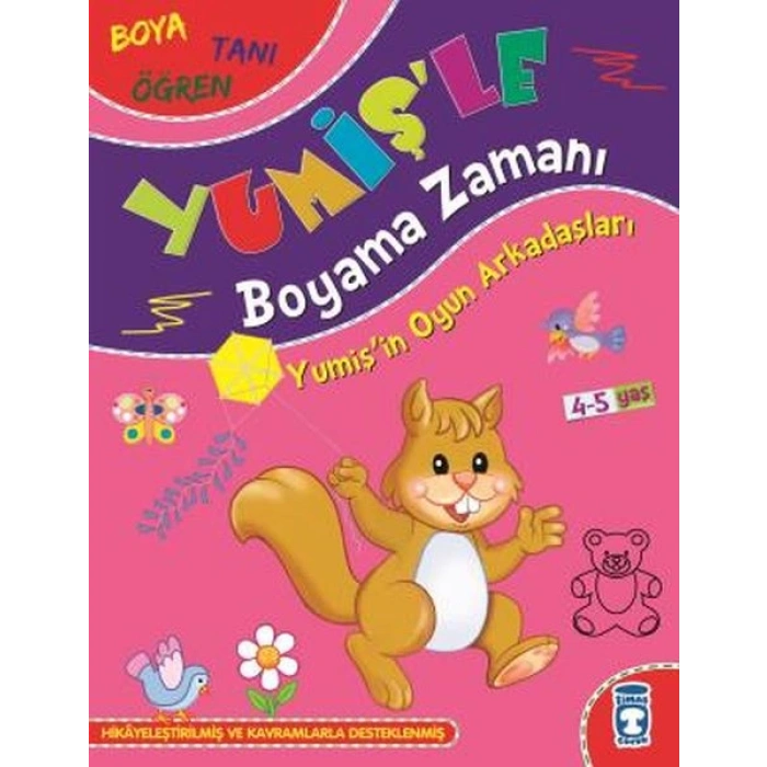Yumişin Oyun Arkadaşları - Yumişle Boyama Zamanı