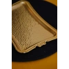 Cooker Dikdörtgen Dövme Desenli Gold Metal Sunum Tepsi 25x17 cm