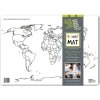 Funny Mat - Dünya Dilsiz Haritası 33,5x48cm