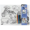 Funny Mat - Evcil Hayvanlar Ve Vahşi Hayvanlar 6Lı Kalem Hediyeli 30 x 40 cm