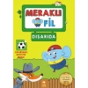 Meraklı Fil-Dışarıda-Çıkartmalı Aktivite Kitabı