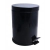 Onno Siyah Pedallı Çöp Kovası 5 Lt