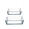 Paşabahçe 159129 Borcam Premium Kare Tepsi 2li Set