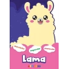 Şekilli Hayvanlar Serisi - Lama Aktivite Boyama Çıkartma Kitabı