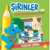 Şirinler İle Hikaye Boyama Kitabı - Yabani Şirin