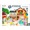 Yer Puzzle-96 Parça Puzzle - Sevimli Mahalle
