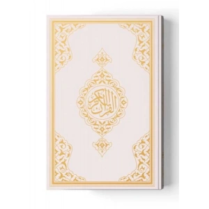 2 Renkli Orta Boy KurAn-I Kerim (Miklepsiz) Beyaz