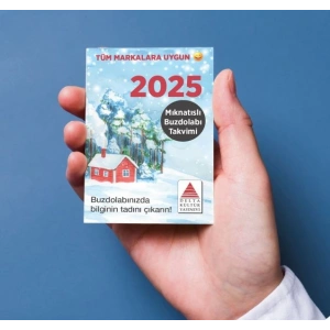 2025 Mıknatıslı Buzdolabı Takvimi