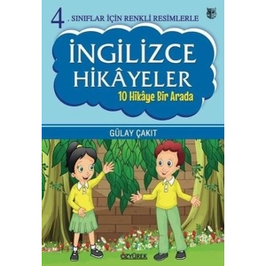 4.Sınıflar İçin Renkli Resimlerle İngilizce Hikayeler Seti - 10 Hikaye Bir Arada