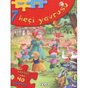 7 Keçi Yavrusu Yap-Boz Çıkartmalı Masallar 1