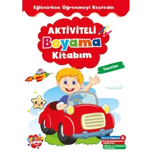 Aktiviteli Boyama Kitabı Taşıtlar